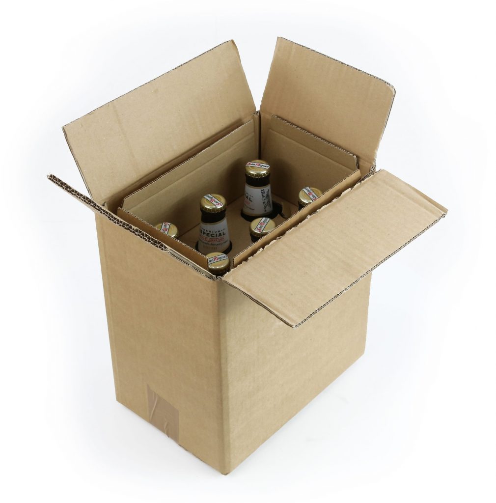 Beer Wine & Spirit Bottle Shipping Boxes