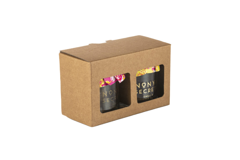 2 Jar Preserves Gift Pack Packaging for Retail